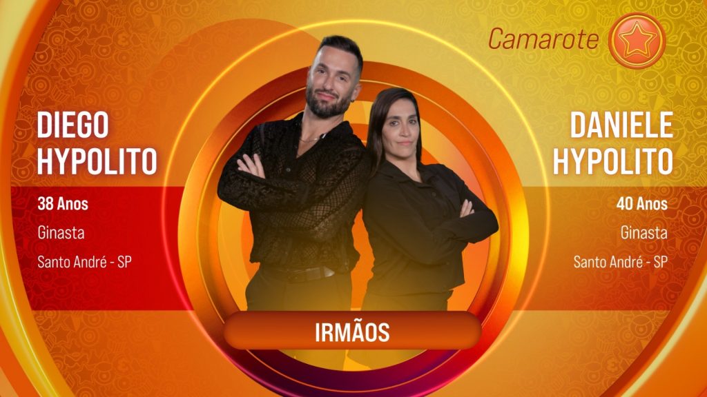 Diego e Daniele Hypólito no ‘BBB 25’: irmãos fizeram história na ginástica olímpica