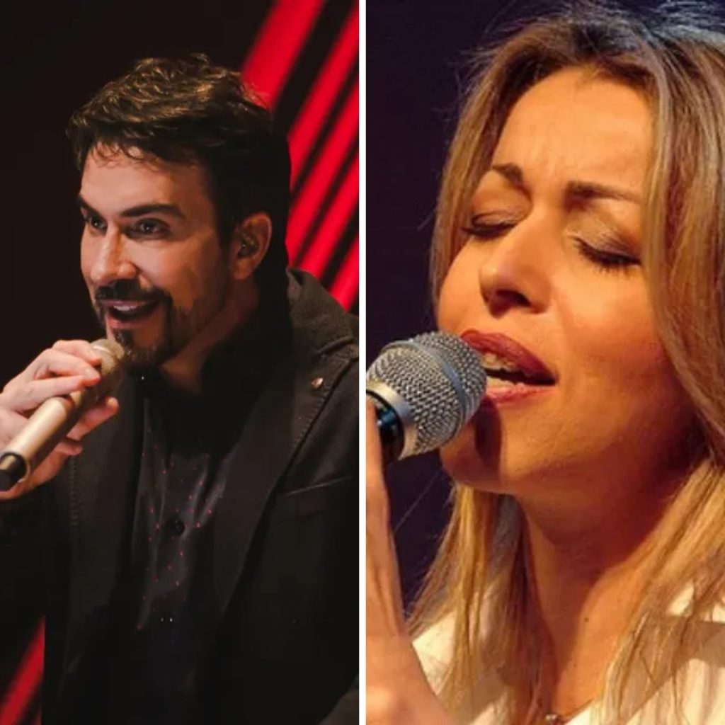 Padre Fábio de Melo e Adriana Arydes cantam na segunda noite de shows na Praça dos Girassóis