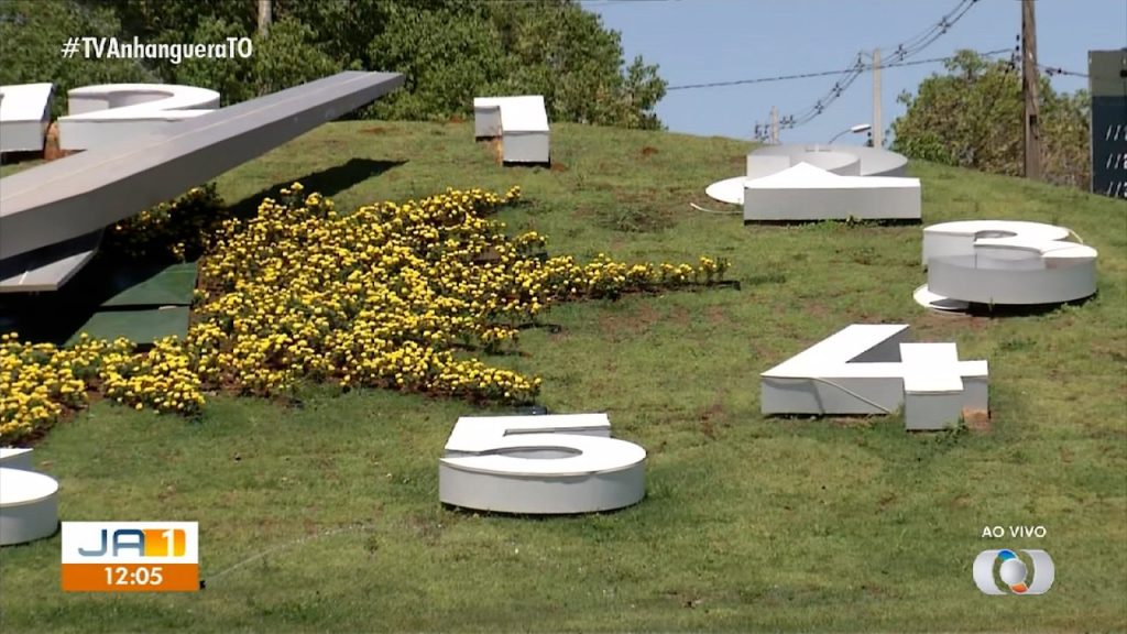 Cartão postal de Palmas, Relógio de Flores é alvo de vandalismo
