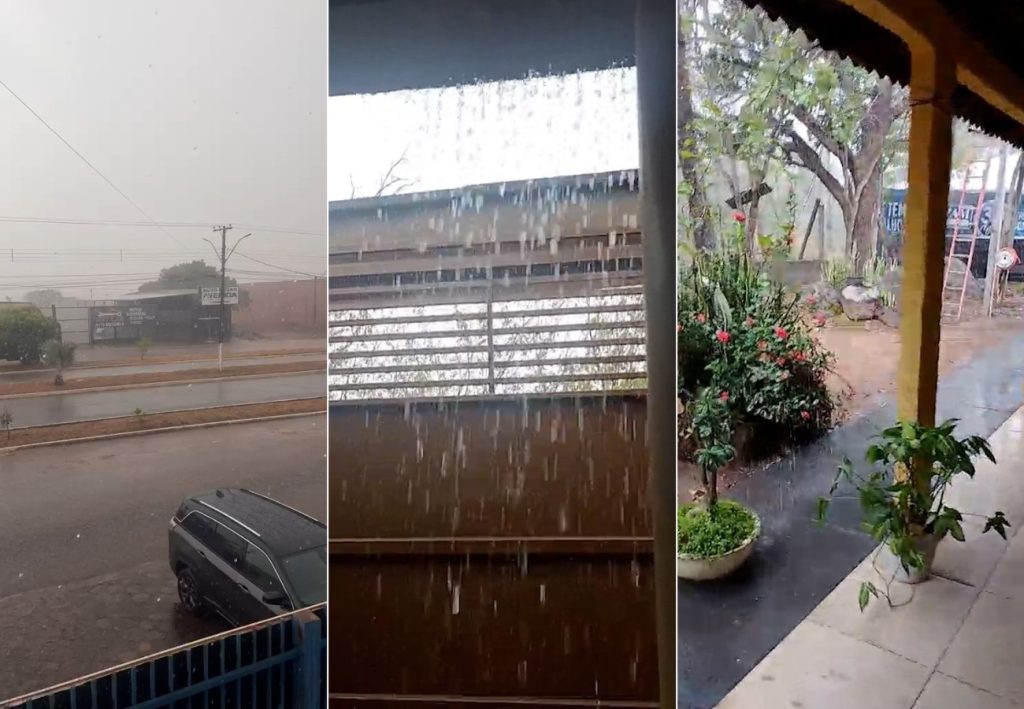 Tocantinenses são surpreendidos com chuva durante estiagem; veja previsão