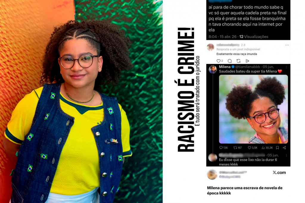 Ex-BBB Milena registra BO após receber mensagens racistas: ‘Silêncio nunca mudou a história’